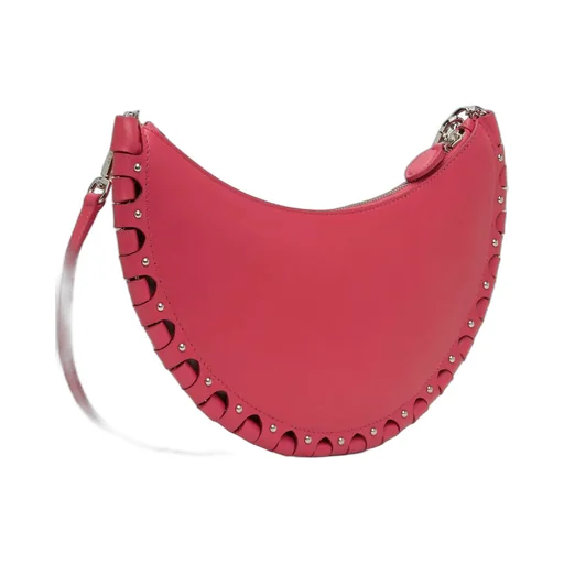 Zipper Opening And Closing Shoulder Bag