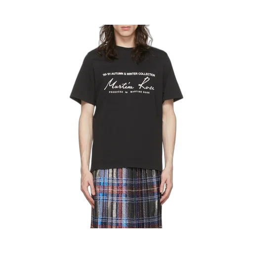 Martine Rose Logo Printed Crewneck T-Shirt