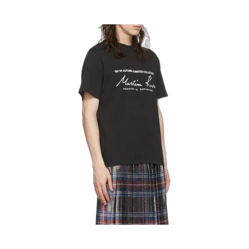 Martine Rose Logo Printed Crewneck T-Shirt