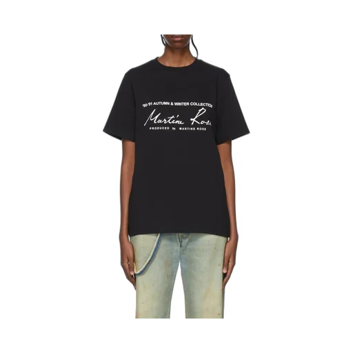 Martine Rose Logo Printed Crewneck T-Shirt
