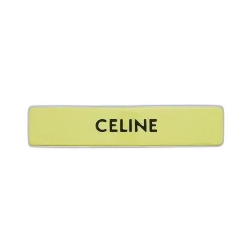 Celine Monochroms Hair Clip In Acetate And Steel