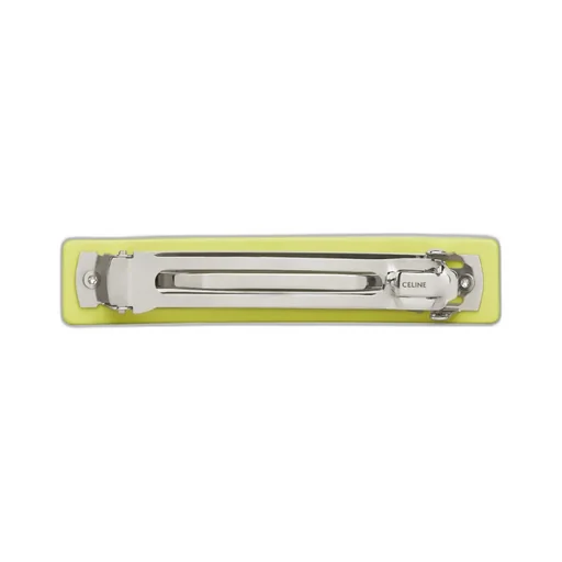Celine Monochroms Hair Clip In Acetate And Steel