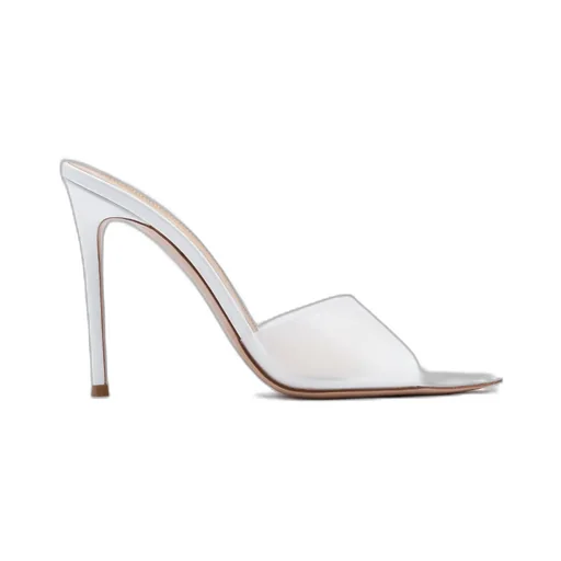 Transparent High-Heeled Sandals