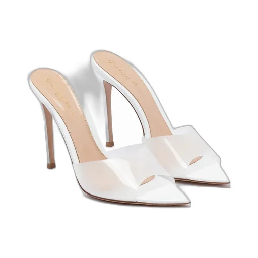 Transparent High-Heeled Sandals