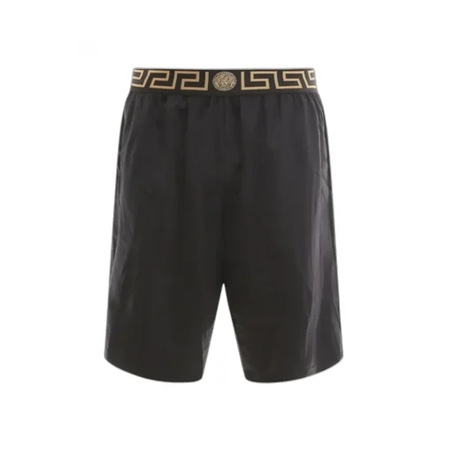 Versace La Greca Waistband Bermuda Shorts