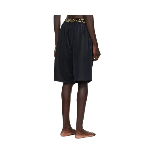 Versace La Greca Waistband Bermuda Shorts