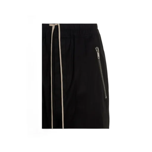 Rick Owens Drawstring Zip Detailed Track Pants