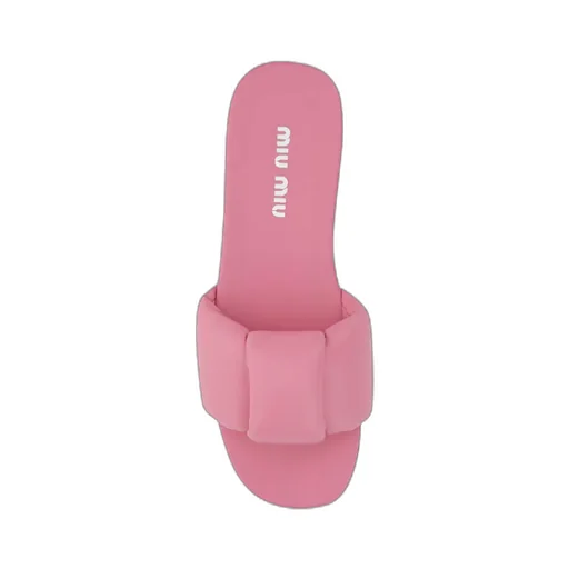 Miu Miu Padded Slip-On Sandals