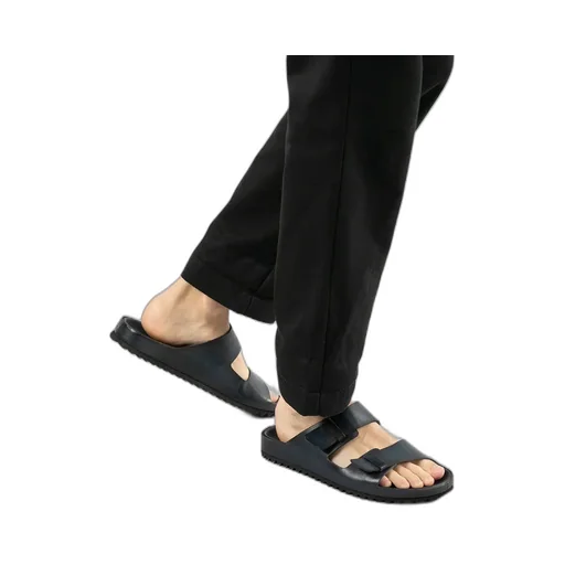 Double Strap Flat Sandals