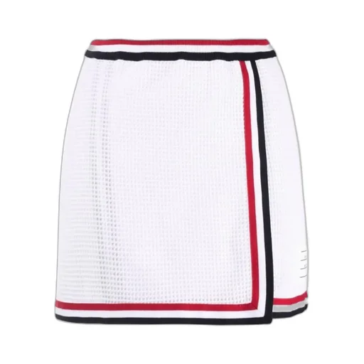 Thom Browne Rwb Striped Wrap Skirt