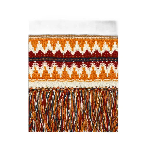 Cashmere Geometric Jacquard Scarf