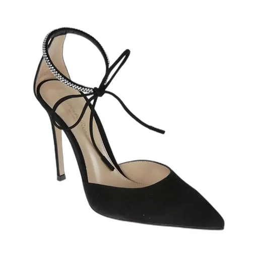 Lace-Up High Heels