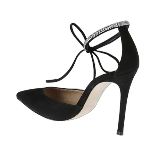 Lace-Up High Heels