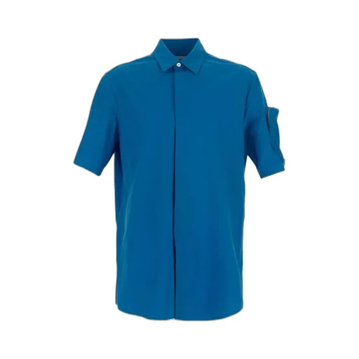 Cotton Pocket S/S Shirt Blithe Black