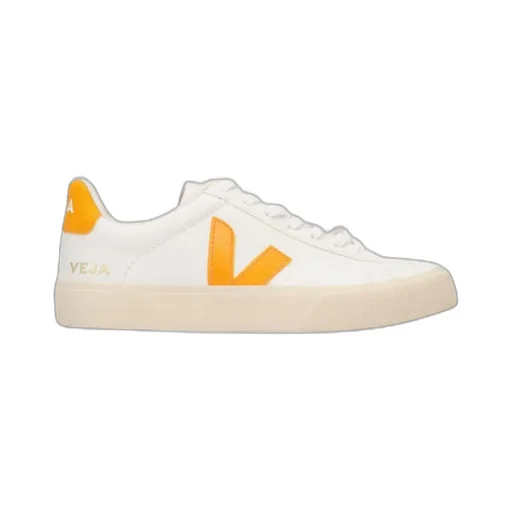 Veja Round Toe Lace-Up Sneakers