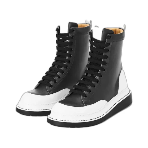 Two-Tone Combat Boots