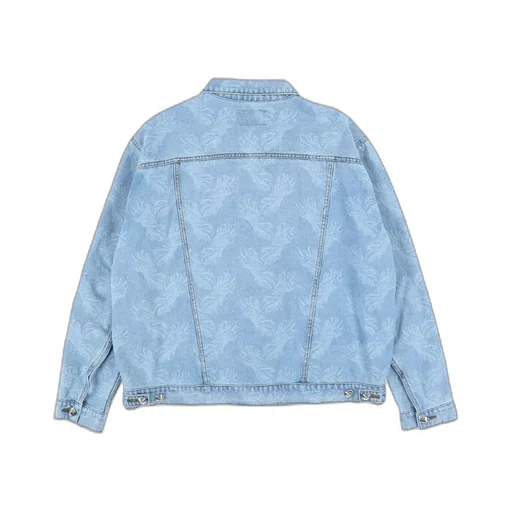 Long-Sleeved Denim Coat