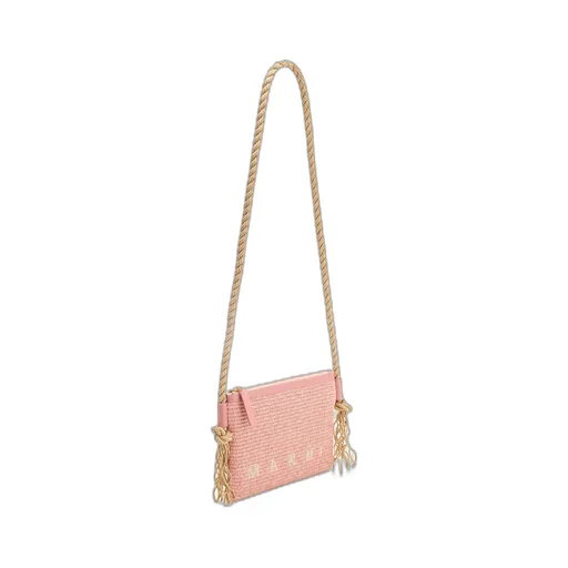 Marni Marcel Logo Embroidered Crossbody Bag