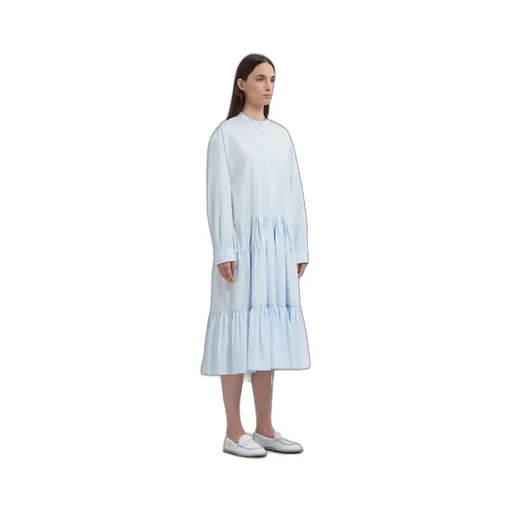 Marni Chemisier Drawstring Waist Dress