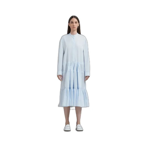 Marni Chemisier Drawstring Waist Dress
