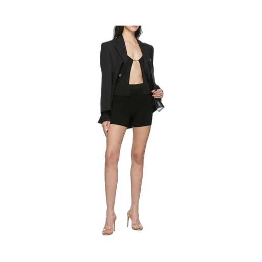 Jacquemus Ribbed Knit Cropped Cardigan