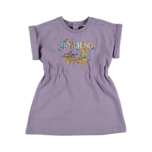 Giraffe-Print T-Shirt Dress