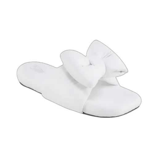 Off-White Padded Bow Sandals