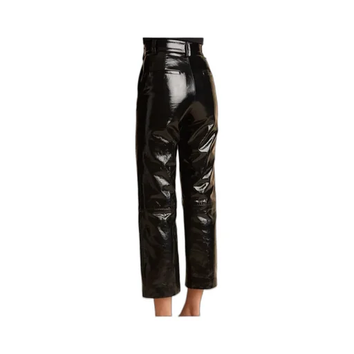 Black Straight Casual Pants