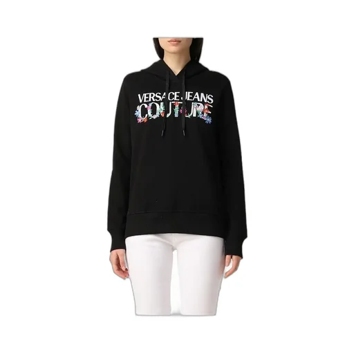 Floral-Embroidered Cotton Hoodie