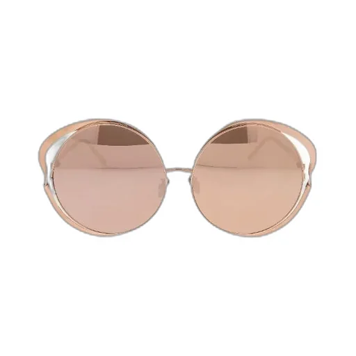 Linda Farrow Round Frame Sunglasses