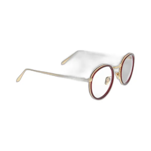 Linda Farrow Oval Frame Glasses