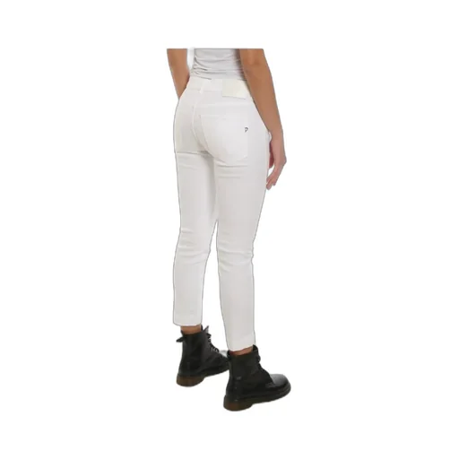 Dondup Mid-Rise Slim-Fit Cropped Jeans