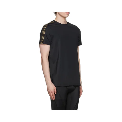 La Greca-Print Short-Sleeve T-Shirt