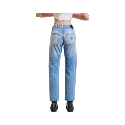 Retro Fengshui Washed Jeans