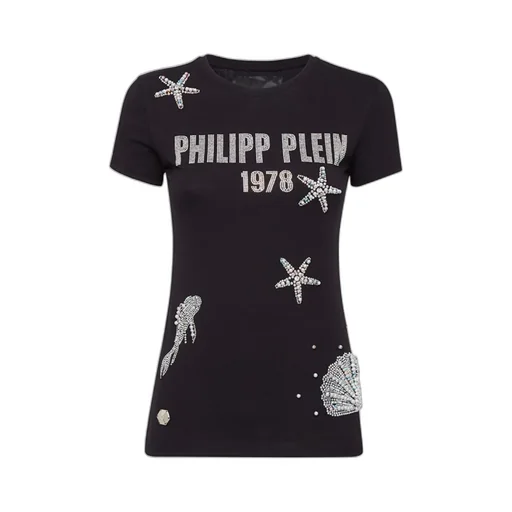 Crystal Pattern Short-Sleeved T-Shirt