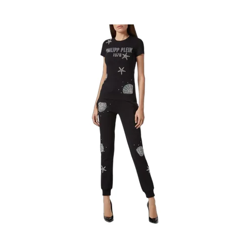 Crystal Pattern Short-Sleeved T-Shirt