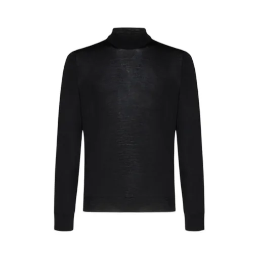 Mock-Neck Merino Jumper
