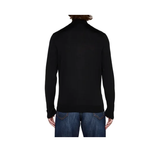 Mock-Neck Merino Jumper