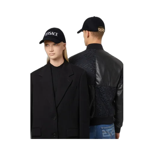 Versace Logo Embroidered Baseball Cap