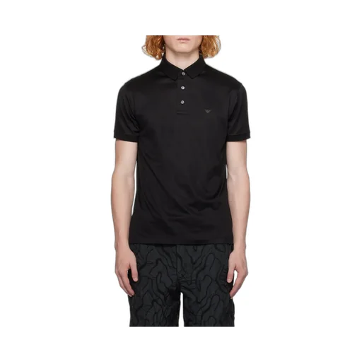 Emporio Armani Logo Printed Short-Sleeved Polo Shirt