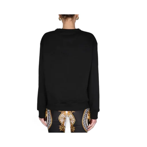 Versace Medusa Head-Printed Crewneck Sweatshirt
