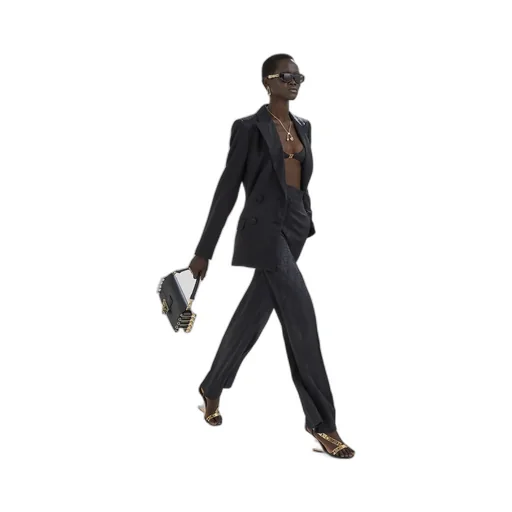 Fendi Ff Motif Double-Breasted Jacket