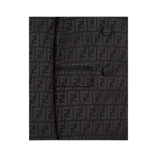 Fendi Ff Motif Double-Breasted Jacket