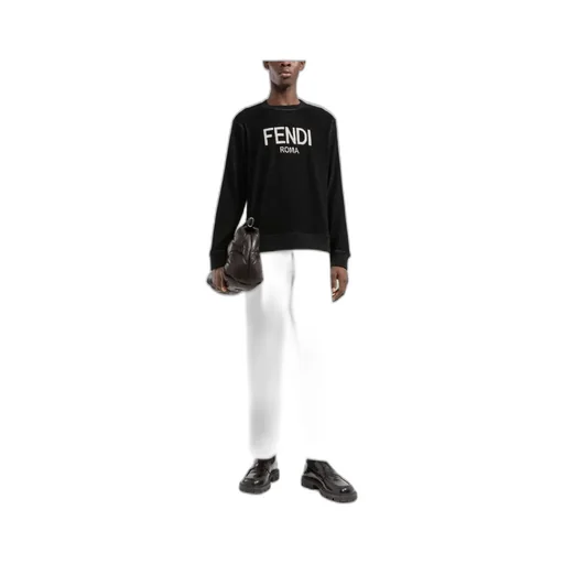 Logo-Print Fleece Sweatshirt