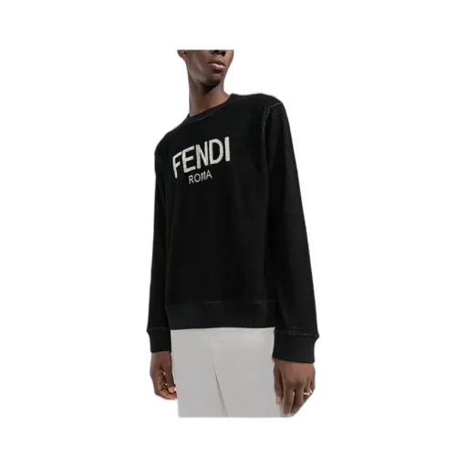 Logo-Print Fleece Sweatshirt