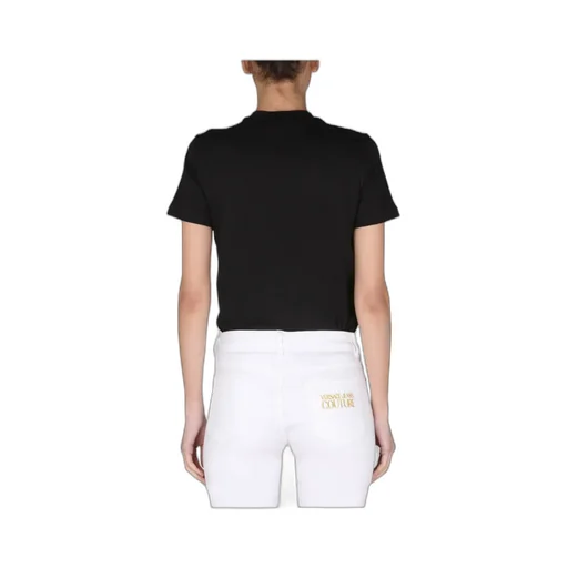 Floral-Embroidered Cotton T-Shirt