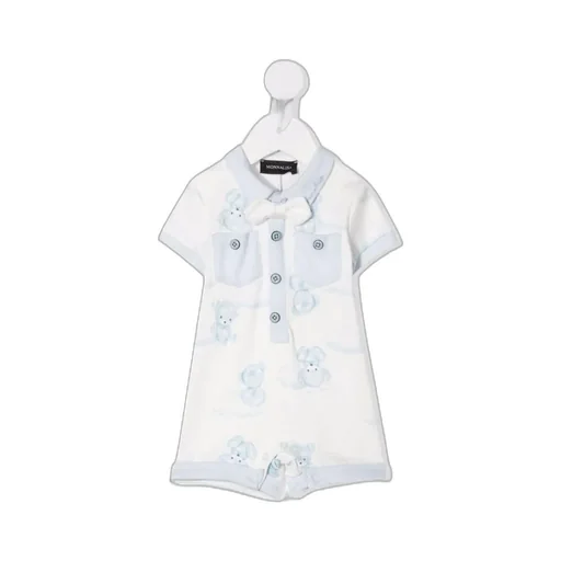Embroidered Short-Sleeve Babygrow