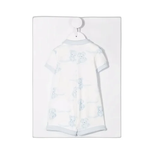Embroidered Short-Sleeve Babygrow