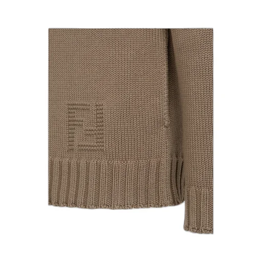 Fendi Ff Inlay Detailed Knitted Jumper