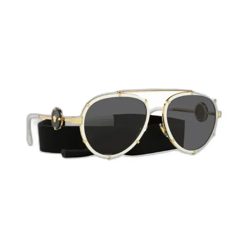 Versace Eyewear Aviator Frame Sunglasses